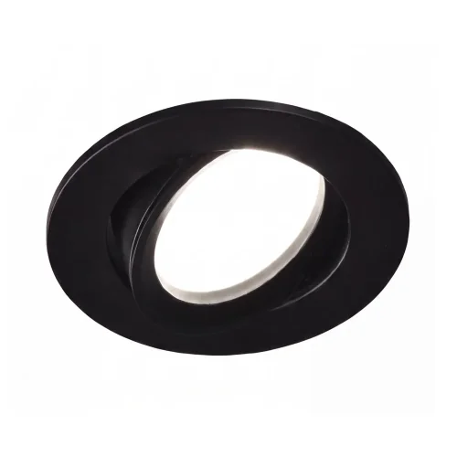 FOCO EMPOTRABLE Ø8,5CM ALUMINIO NEGRO GU10