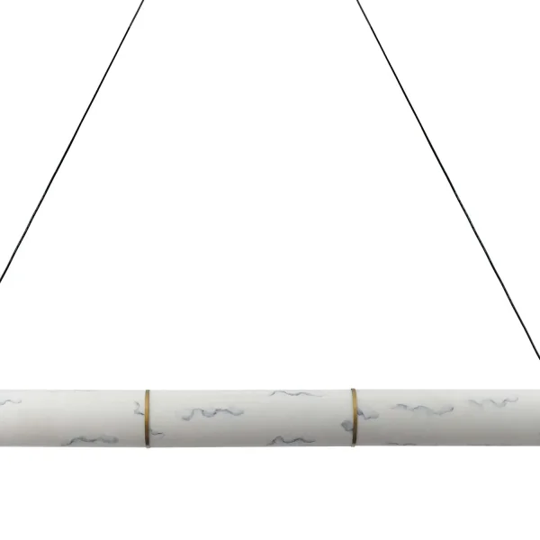 LÁMPARA LED 14W REGULABLE DE ACERO DORADO Y ACRÍLICO EFECTO MÁRMOL ARIADNA