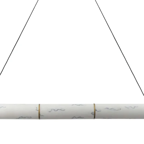 LÁMPARA LED 14W REGULABLE DE ACERO DORADO Y ACRÍLICO EFECTO MÁRMOL ARIADNA