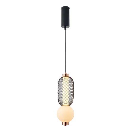 LÁMPARA DE TECHO LED 10W REGULABLE CON REJILLA Y BOLA DE CRISTAL ELODIE 2