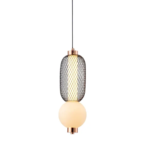 LÁMPARA DE TECHO LED 10W REGULABLE CON REJILLA Y BOLA DE CRISTAL ELODIE