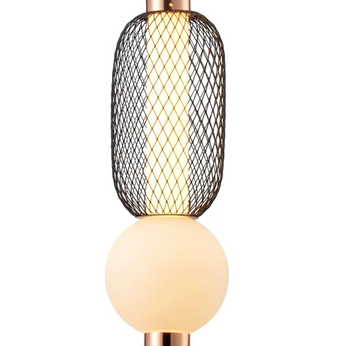 LÁMPARA DE TECHO LED 10W REGULABLE CON REJILLA Y BOLA DE CRISTAL ELODIE