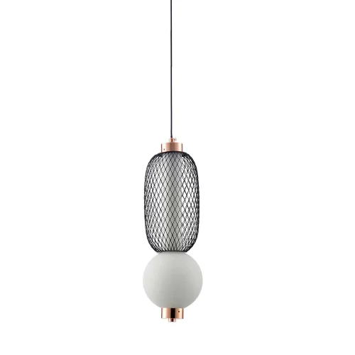 LÁMPARA DE TECHO LED 10W REGULABLE CON REJILLA Y BOLA DE CRISTAL ELODIE