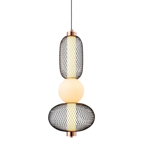 LÁMPARA DE TECHO LED 14W REGULABLE CON REJILLA Y BOLA DE CRISTAL ELODIE