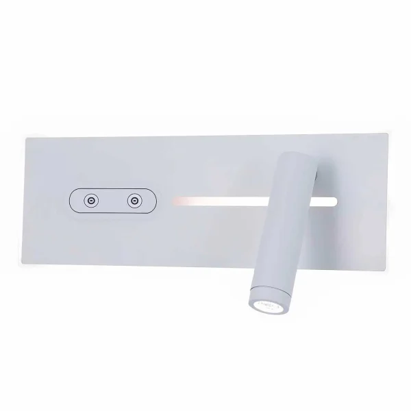 APLIQUE DE PARED LED 10W REGULABLE TÁCTIL BLANCO ORIENTACIÓN DERECHA