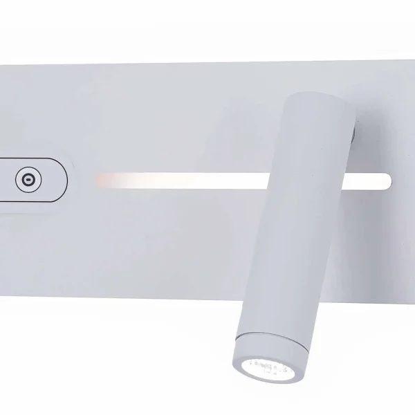 APLIQUE DE PARED LED 10W REGULABLE TÁCTIL BLANCO ORIENTACIÓN DERECHA