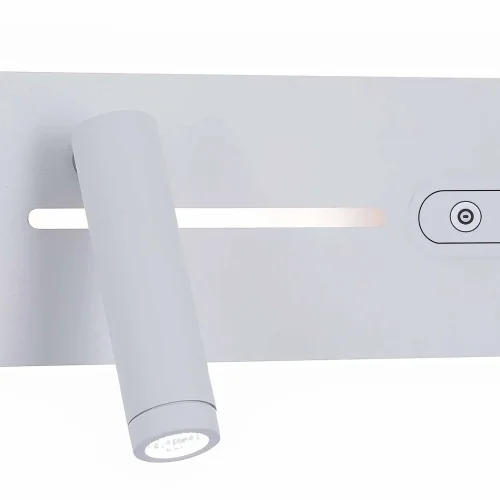 APLIQUE DE PARED LED 10W REGULABLE TÁCTIL BLANCO ORIENTACIÓN IZQUIERDA