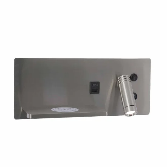 APLIQUE DE PARED LED 8W REGULABLE TÁCTIL NÍQUEL ORIENTACIÓN DERECHA 2