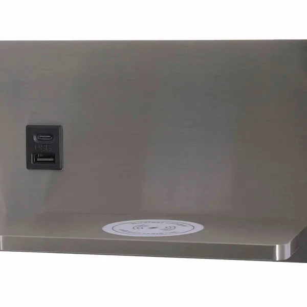 APLIQUE DE PARED LED 8W REGULABLE TÁCTIL NÍQUEL ORIENTACIÓN IZQUIERDA
