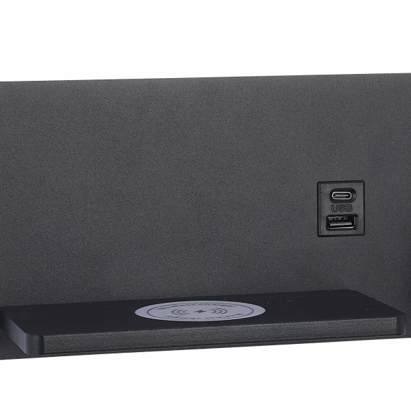 APLIQUE DE PARED LED 8W REGULABLE TÁCTIL NEGRO ORIENTACIÓN DERECHA