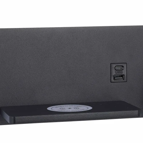 APLIQUE DE PARED LED 8W REGULABLE TÁCTIL NEGRO ORIENTACIÓN DERECHA