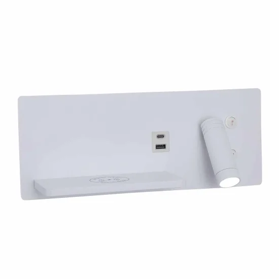 APLIQUE DE PARED LED 8W REGULABLE TÁCTIL BLANCO ORIENTACIÓN DERECHA 2
