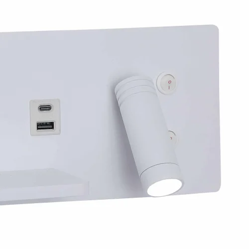 APLIQUE DE PARED LED 8W REGULABLE TÁCTIL BLANCO ORIENTACIÓN DERECHA