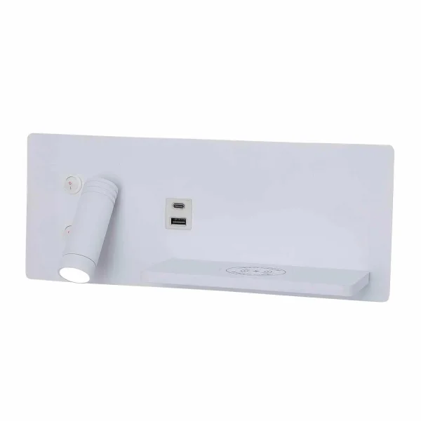 APLIQUE DE PARED LED 8W REGULABLE TÁCTIL BLANCO ORIENTACIÓN IZQUIERDA