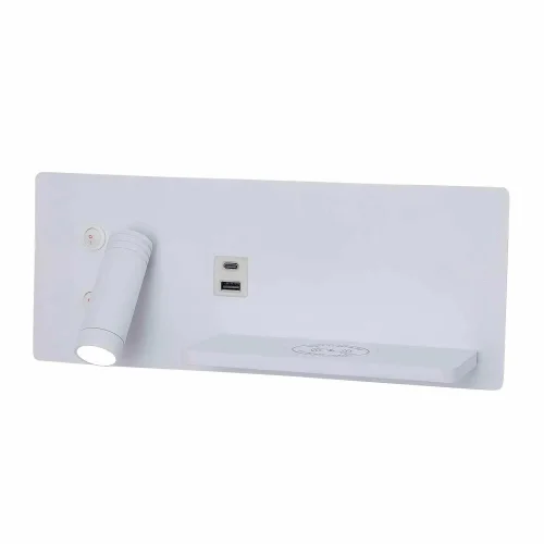 APLIQUE DE PARED LED 8W REGULABLE TÁCTIL BLANCO ORIENTACIÓN IZQUIERDA