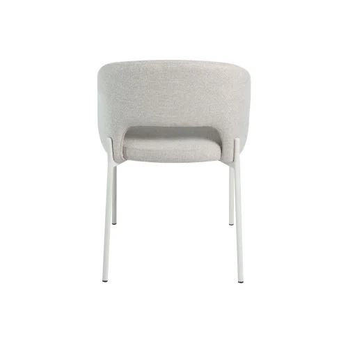 SILLA TAPIZADA ARENA CON 4 PATAS BEIGE CLOTILDE