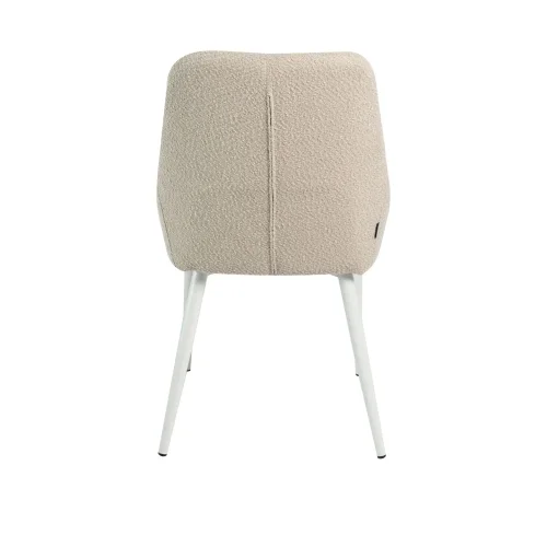 SILLA DE COMEDOR ADNEY TAPIZADA ARENA CON 4 PATAS BEIGE