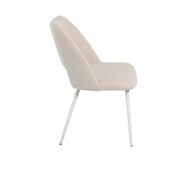 SILLA TAPIZADA ARENA CON 4 PATAS BEIGE EBONY