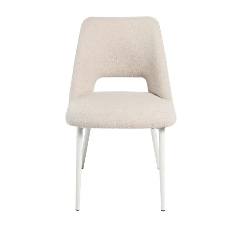 SILLA TAPIZADA ARENA CON 4 PATAS BEIGE EBONY