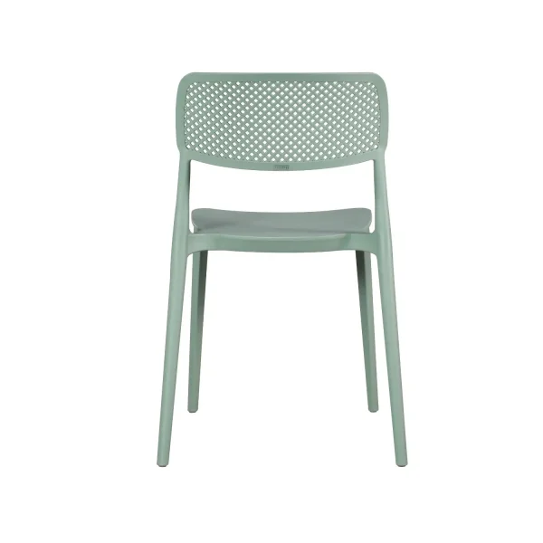 SILLA DE POLIPROPILENO VERDE KALE ANTI-UV PARA EXTERIOR NÁPOLI
