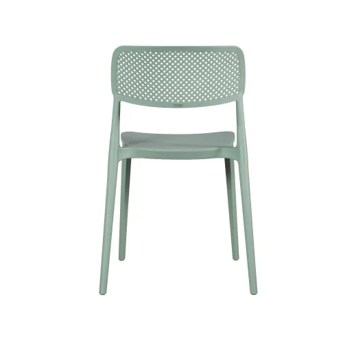 SILLA DE POLIPROPILENO VERDE KALE ANTI-UV PARA EXTERIOR NÁPOLI