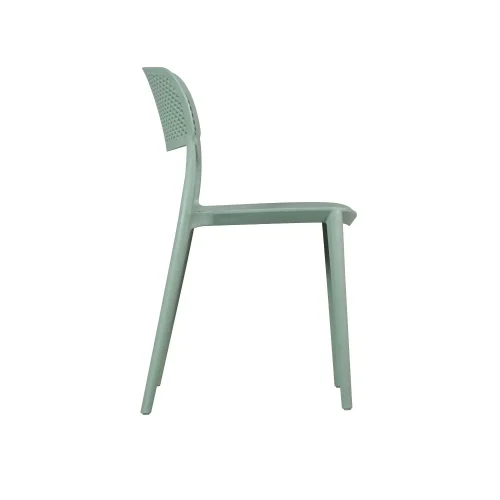 SILLA DE POLIPROPILENO VERDE KALE ANTI-UV PARA EXTERIOR NÁPOLI