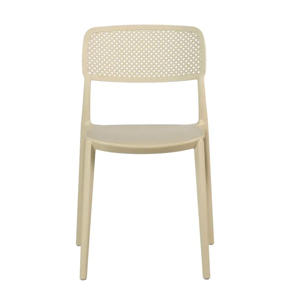 SILLA DE POLIPROPILENO ARENA ANTI-UV PARA EXTERIOR NÁPOLI