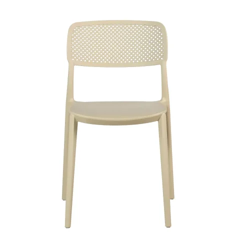 SILLA DE POLIPROPILENO ARENA ANTI-UV PARA EXTERIOR NÁPOLI