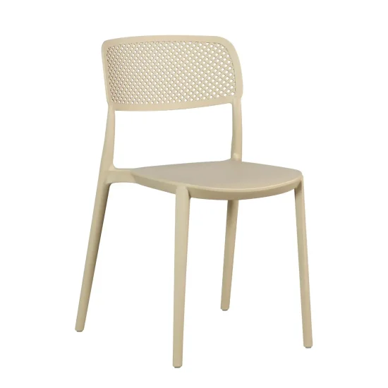 SILLA DE POLIPROPILENO ARENA ANTI-UV PARA EXTERIOR NÁPOLI
