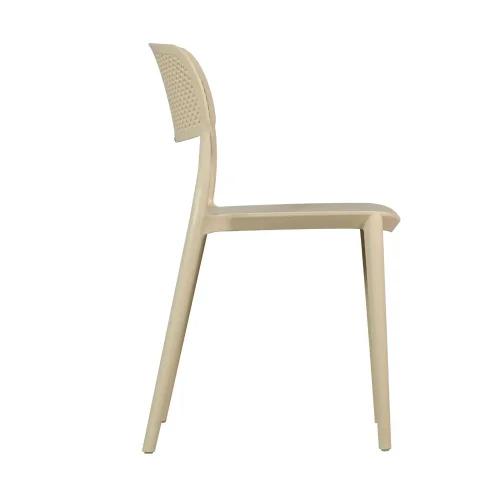 SILLA DE POLIPROPILENO ARENA ANTI-UV PARA EXTERIOR NÁPOLI