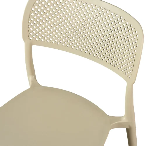 SILLA DE POLIPROPILENO ARENA ANTI-UV PARA EXTERIOR NÁPOLI