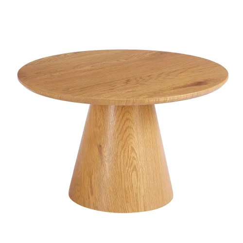 MESA DE COMEDOR REDONDA DE MADERA Ø100 CM KANADE