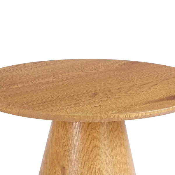 MESA DE COMEDOR REDONDA DE MADERA Ø100 CM KANADE