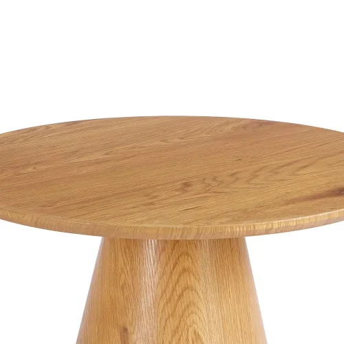 MESA DE COMEDOR REDONDA DE MADERA Ø100 CM KANADE