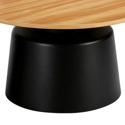SET 2 MESAS AUXILIARES NORAE NATURAL/NEGRO