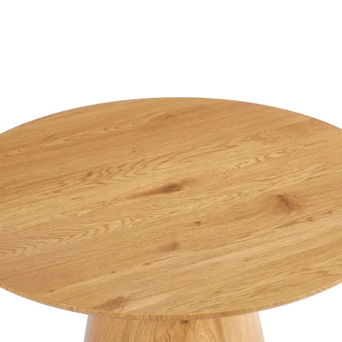 SET DE 2 MESAS AUXILIARES REDONDAS DE MADERA KANADE