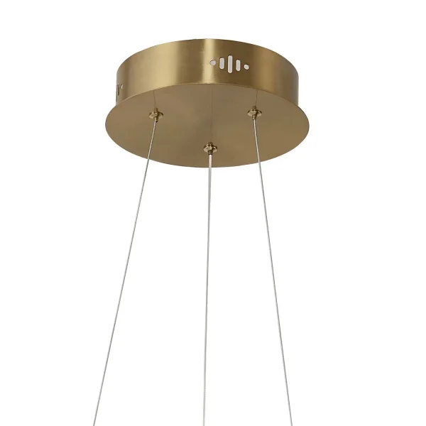 LÁMPARA DE TECHO LED VALLE 37W 4000K REGULABLE INTENSIDAD DORADO