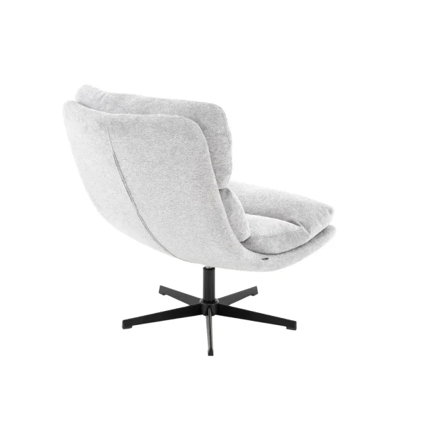 SILLÓN CON REPOSAPIES GRIS MISAKI