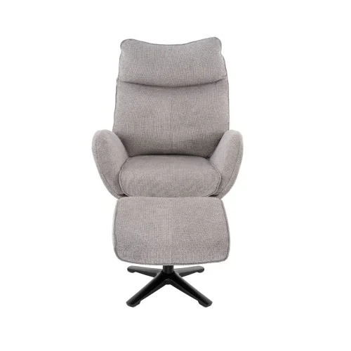 SILLÓN CON REPOSAPIES GRIS NOZOMI