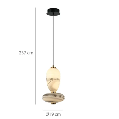 LÁMPARA DE TECHO LED 10W CCT EFECTO MÁRMOL TOSCANA