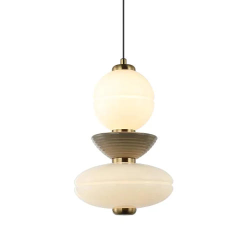 LÁMPARA DE TECHO LED 10W CCT CERÁMICA/CRISTAL HATHOR