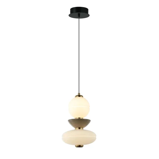 LÁMPARA DE TECHO LED 10W CCT CERÁMICA/CRISTAL HATHOR 2