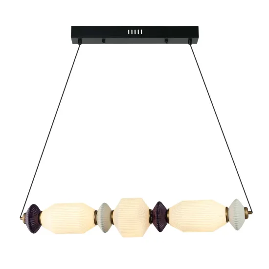 LÁMPARA DE TECHO LED 22W CCT CERÁMICA/CRISTAL KIYA 2