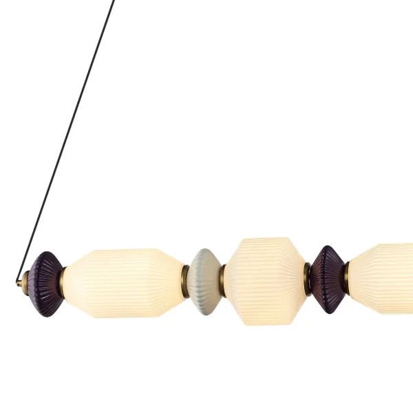 LÁMPARA DE TECHO LED 22W CCT CERÁMICA/CRISTAL KIYA