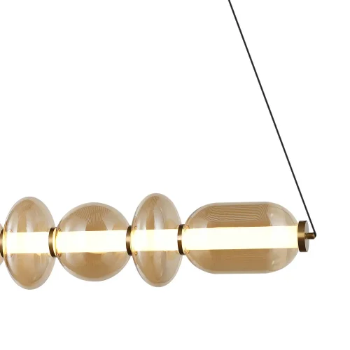 LÁMPARA DE TECHO LED 28W CCT CRISTAL ÁMBAR SOLENE