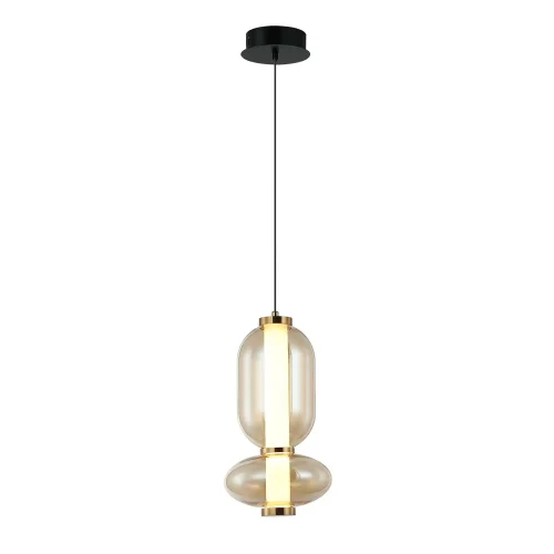 LÁMPARA DE TECHO LED 11W CCT CRISTAL ÁMBAR SOLENE