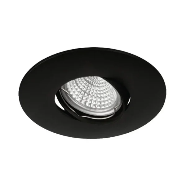 FOCO EMPOTRABLE Ø11CM ALUMINIO INYECTADO NEGRO GU10