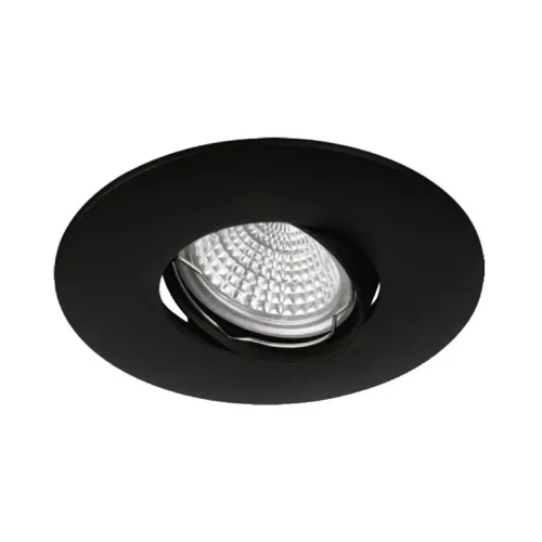 FOCO EMPOTRABLE Ø11CM ALUMINIO INYECTADO NEGRO GU10