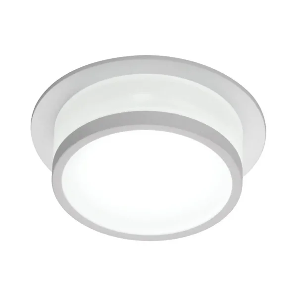 FOCO EMPOTRABLE BAÑO LUZ FRONTAL Y LATERAL BLANCO GU10