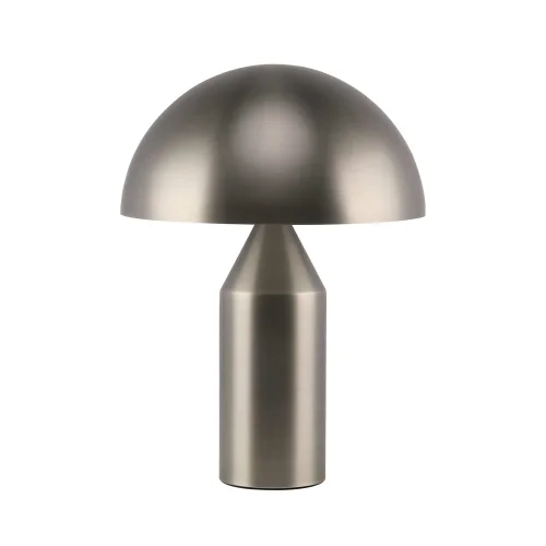 LÁMPARA DE MESA 2 LUCES E27 NÍQUEL MATE ENOKI